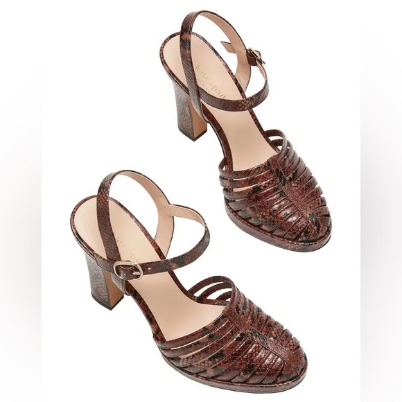 kate spade Shoes - EUC Kate Spade Campania Snakeskin